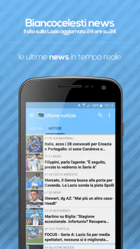 Biancocelesti News - Lazio screenshot