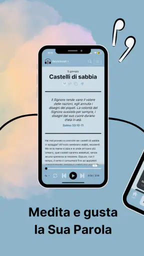 Bibbia audio in italiano screenshot