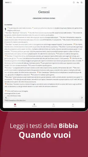 Bibbia CEI screenshot