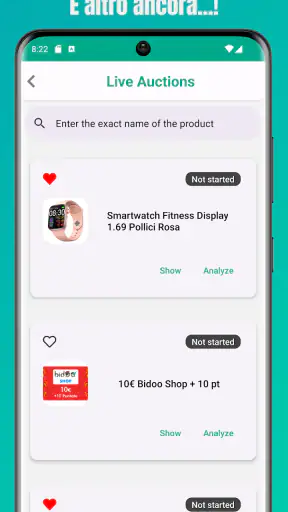 Bidoo analyzer screenshot
