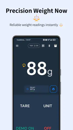 Bilancia digitale intelligente screenshot