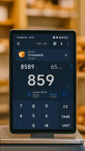 Bilancia digitale intelligente screenshot