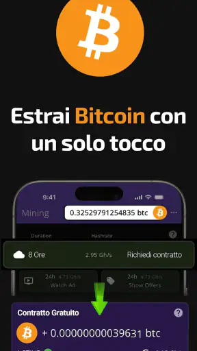Estrazione Bitcoin (Minatore) screenshot