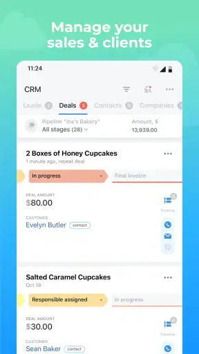 Bitrix24 CRM And Projects screenshot
