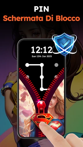 Blocco Cerniera Sfondi Schermo screenshot