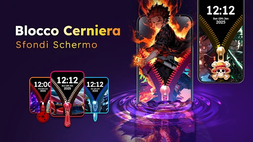 Blocco Cerniera Sfondi Schermo screenshot