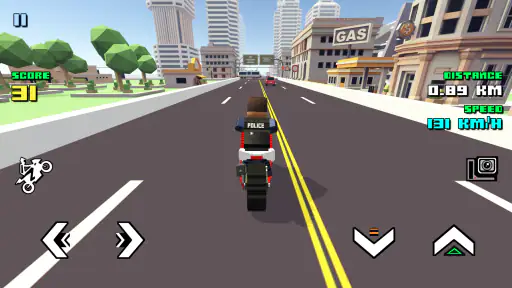 Blocky Moto Racing: Bike Rider screenshot