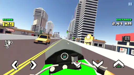 Blocky Moto Racing: Bike Rider screenshot