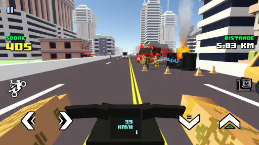 Blocky Moto Racing: Bike Rider screenshot