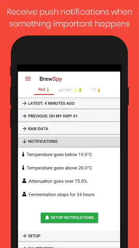 BrewSpy - iSpindel Tilt Plaato screenshot
