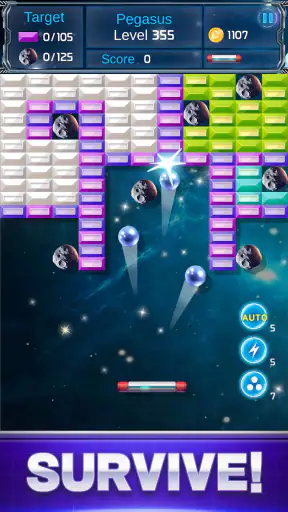 Brick Breaker : Space Outlaw screenshot