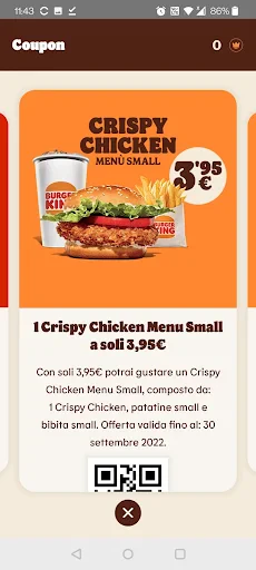 Burger King Italia screenshot