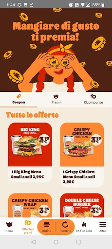 Burger King Italia screenshot