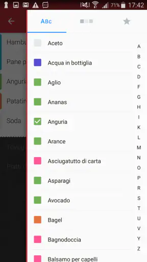 Buy Me a Pie Lista della Spesa screenshot