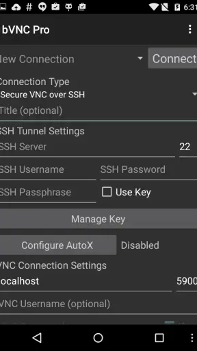 bVNC Pro: Secure VNC Viewer screenshot