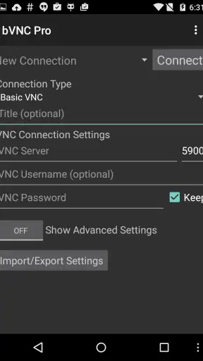 bVNC Pro: Secure VNC Viewer screenshot