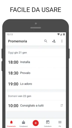 BZ Promemoria screenshot