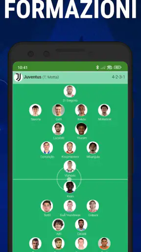 Calcio in diretta Serie A screenshot
