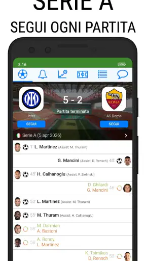 Calcio Risultati in Diretta screenshot