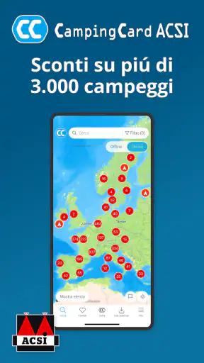 CampingCard ACSI screenshot