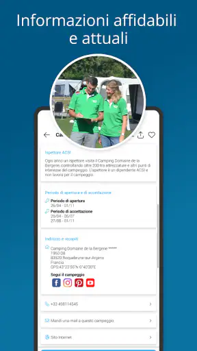 CampingCard ACSI screenshot