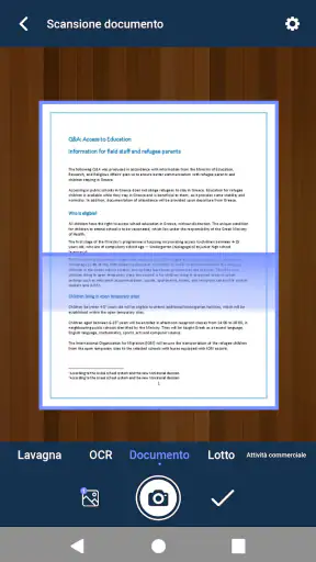 Cancella scanner - Scanner PDF screenshot