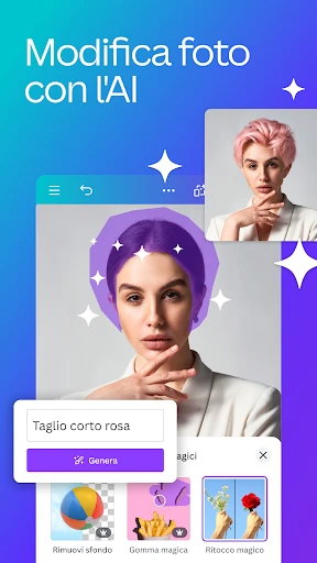 Canva: Disegno AI, Foto, Video screenshot