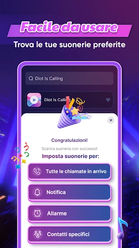 Canzoni per suonerie Android screenshot
