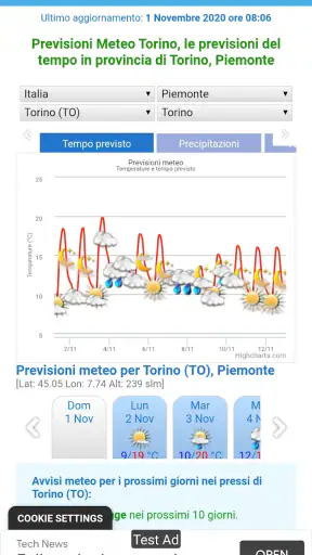 Centrometeo - Previsioni Meteo screenshot