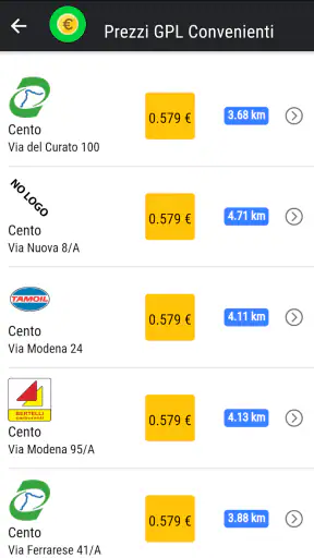 Cerca Gas Auto screenshot