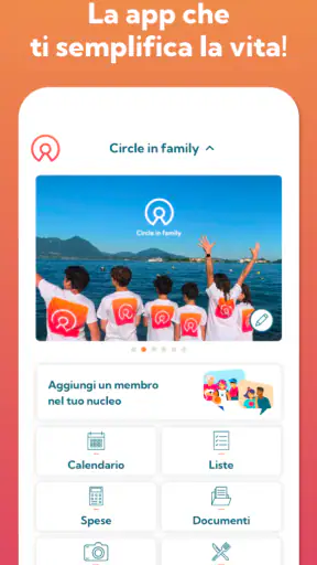 Circle in family screenshot