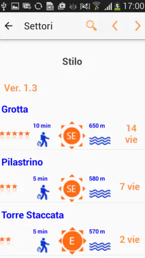 ClimbAdvisor Climbing in Italy screenshot