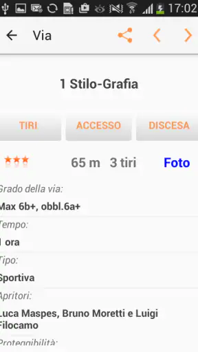 ClimbAdvisor Climbing in Italy screenshot