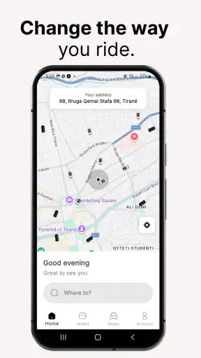 Clust App - Taxi App Albania screenshot