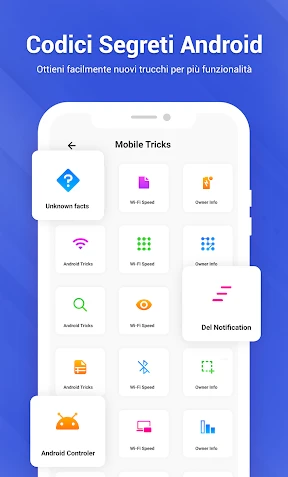Codici segreti e hack mobili screenshot