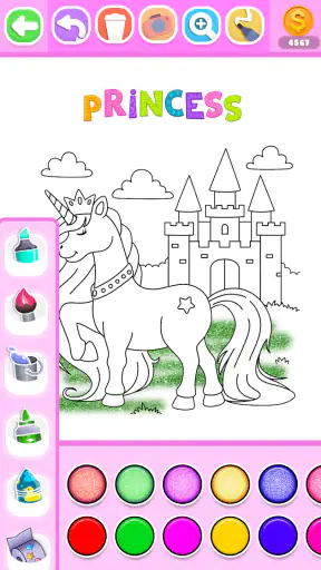 Colora Principesse Glitter screenshot