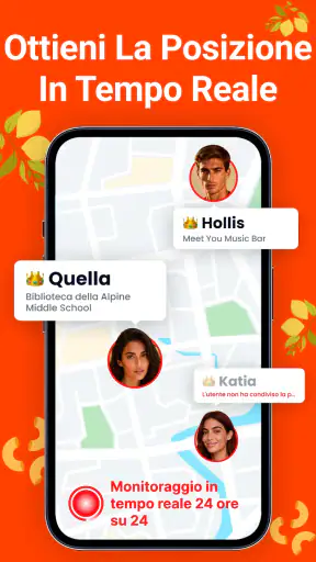 Condivisione posizione screenshot