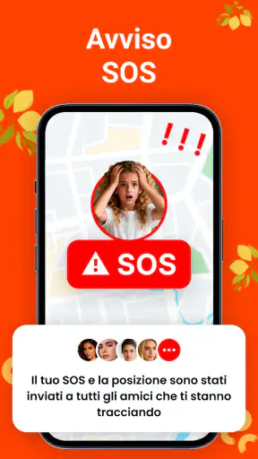 Condivisione posizione screenshot