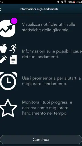 CONTOUR DIABETES app (IT) screenshot