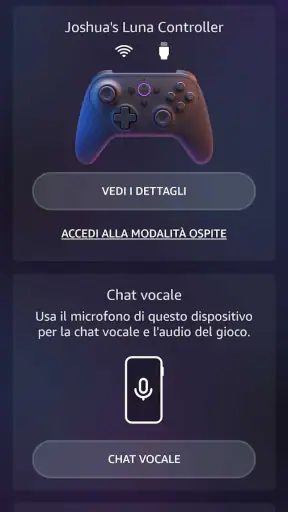 Controller Luna screenshot