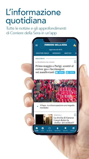 Corriere della Sera screenshot
