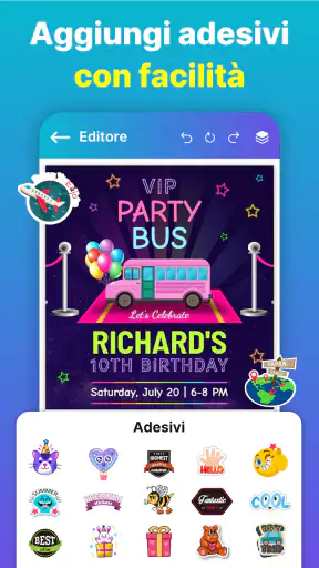Creare locandine e volantini screenshot