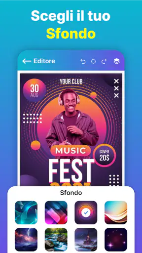 Creare locandine e volantini screenshot