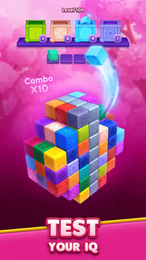 Cube Tap Sort screenshot
