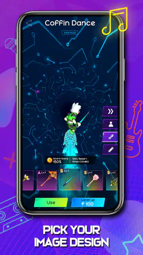 Cyber Surfer:Avventura ritmica screenshot