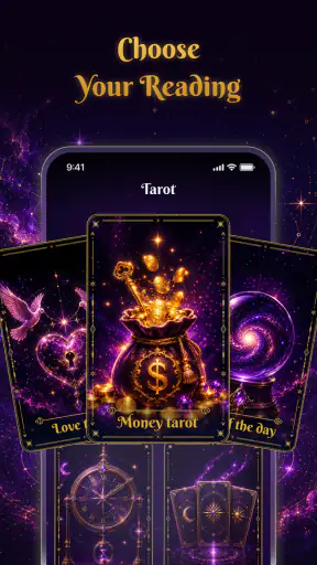 Daily Zodiac & Tarot Spread screenshot