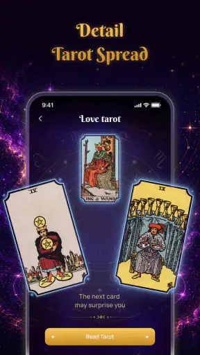 Daily Zodiac & Tarot Spread screenshot