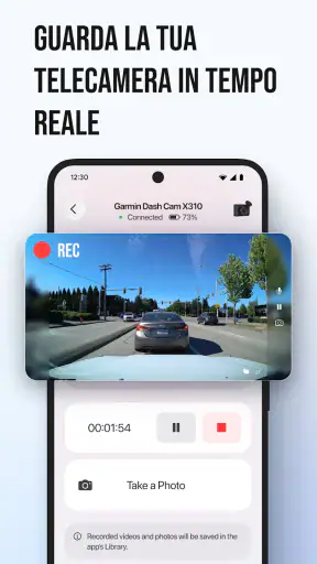 Dash cam: Dashcam screenshot