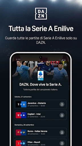 DAZN - Diretta Calcio e Sport screenshot