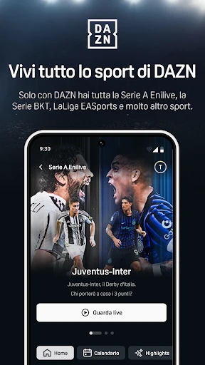 DAZN - Diretta Calcio e Sport screenshot